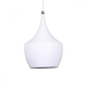 Eva Elegant Metal Wine Glass Pendant Light Lamp - Milky White