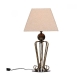 Fawkes Elegant Classic Modern Table Lamp Fabric Shade - Antique Brass