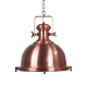 Gandara Classic Pendant Light Lamp industrial Bell Shape Chain Cord 120cm - Copper