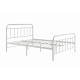 Florence Metal Bed Frame - White