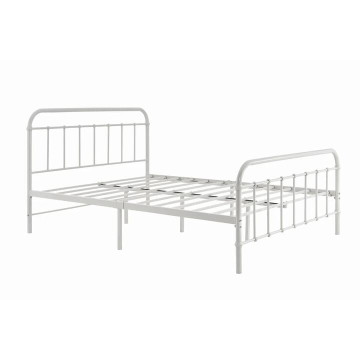 Florence Metal Bed Frame - White