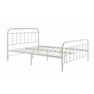 Florence Metal Bed Frame - White