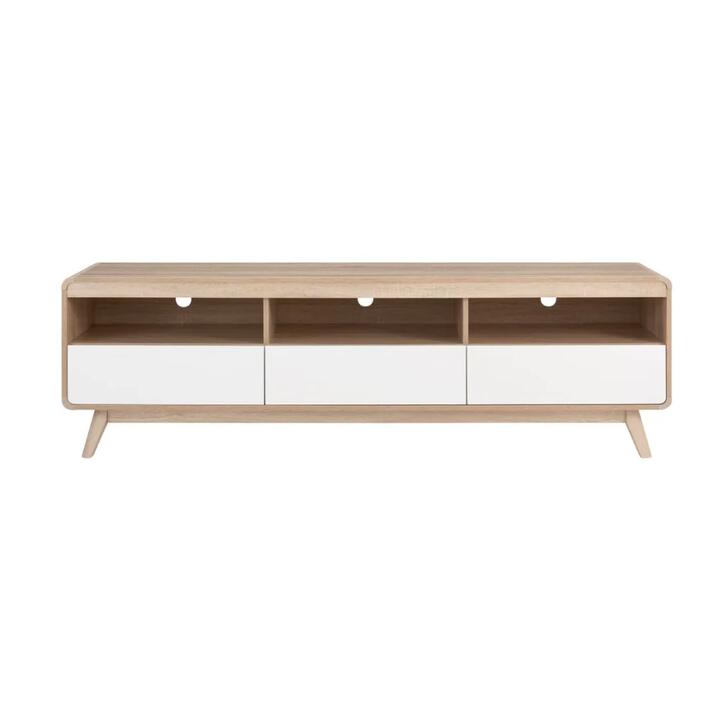 Entertainment Unit TV Stand - White