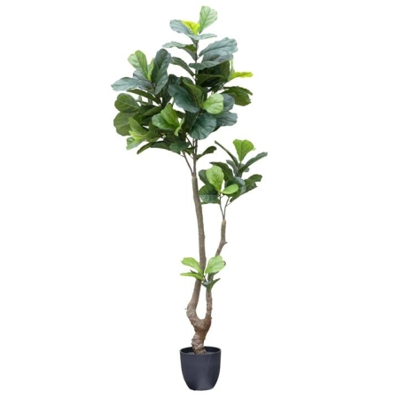 Glamorous Fusion Fiddle Leaf Tree Artificial Faux Plant Decorative 195cm