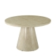 Raimon Furniture Fiore Round Wooden Kitchen Dining Table French Fawn 120cm - Natural