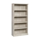 Design Square Emalie Benedic Classic 5-Tier Modern Wooden Bookshelves Display Bookcase Chalked Chestnut