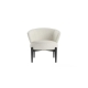 Elsie Armchair Relaxing Accent Lounge Chair Light Cream