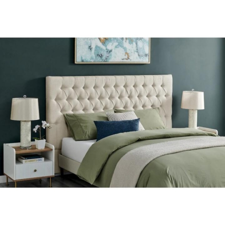 Emily Bed Head Classic Cream - Queen