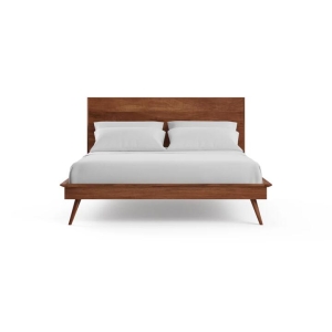 Frank Slim Bed Frame Walnut Queen - Queen