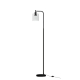 Floor Lamp Light Stand Modern Home Living Room Office Reading Glass Shade Black