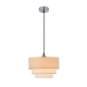 Dawson 1LT Hanging Pendant Lamp Fabric Shade - Off White