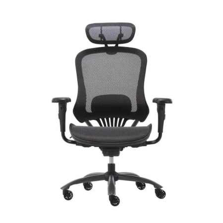 Maestro Furniture Cortez Ergonomic Full Mesh Executive Manager Study Office Task Chair Black