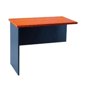 Cooper Return Office Desk - Cherry/Graphite - Reversible Extension