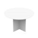 Collins Round Meeting Table Office Desk 120cm - White