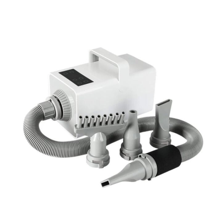 Dog Cat Pet Hair Dryer Grooming Blow Speed Hairdryer Blower Heater Blaster White