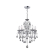 Davie Clasic Hanging Chandelier Lamp Light Chrome Smoke Small
