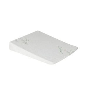 DreamZ Bedding Wedge Pillow Memory Foam Cushion Back Neck Support Bamboo Cover 10cm