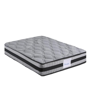Dreamz Mattress Spring Foam Medium Firm All Size 22CM King Dark Grey
