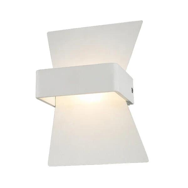 DAVOS Wall Light Interior Surface Mounted Up/Down 6W Bow Matte White 3000K 254LM