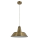 DIVO Pendant Lamp Light Interior ES Antique Brass Angled Dome OD355mm