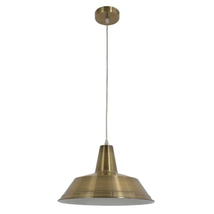 DIVO Pendant Lamp Light Interior ES Antique Brass Angled Dome OD355mm
