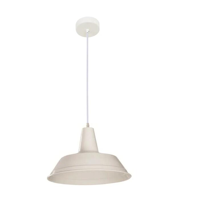 DIVO Pendant Lamp Light Interior ES White Angled Dome OD355mm