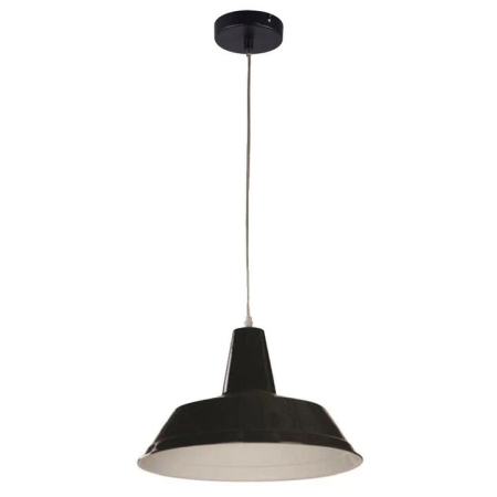 DIVO Pendant Lamp Light Interior ES Black Angled Dome OD355mm
