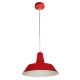 DIVO Pendant Lamp Light Interior ES Red Angled Dome OD355mm
