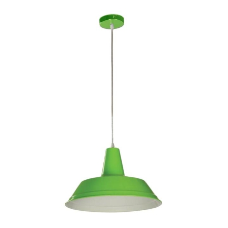 DIVO Pendant Lamp Light Interior ES Green Angled Dome OD355mm