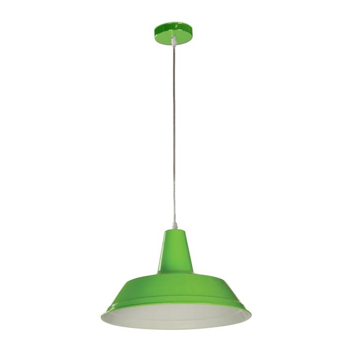 DIVO Pendant Lamp Light Interior ES Green Angled Dome OD355mm