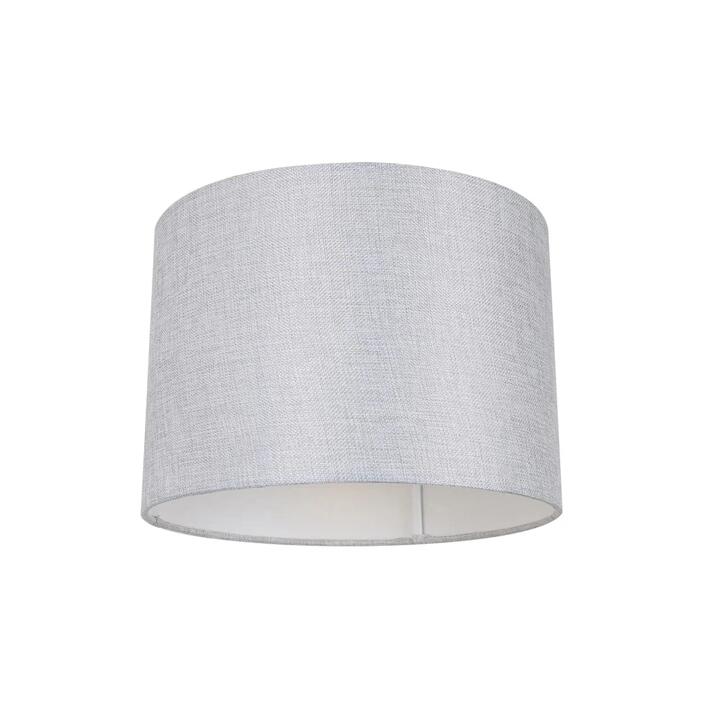 D.I.Y. Lampshade Grey Fabric Drum OD320mm