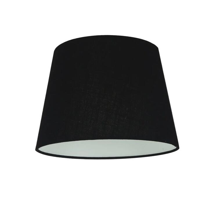 D.I.Y. Lampshade Black Fabric Slanted OD320mm