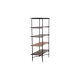 Dotto 5-Tier Wooden Bookshelf Bookcase Display Cabinet Metal Frame