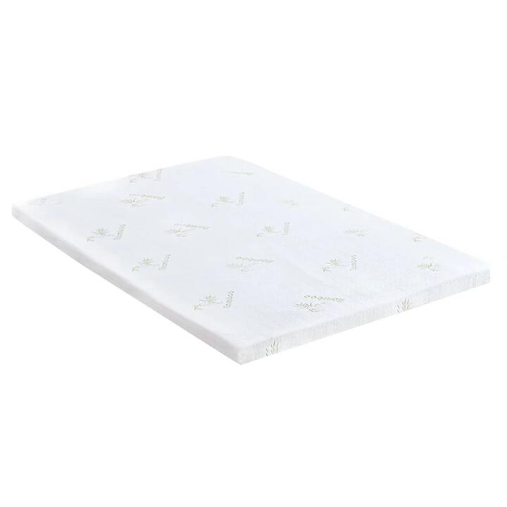 DreamZ 5cm Thickness Cool Gel Memory Foam Mattress Topper Bamboo King Single