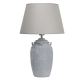 Dylan Antique Effect Ceramic Base Table Desk Lamp - Grey Shade