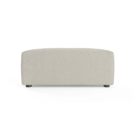 Drake Ottoman Bench Foot Stool Seashell White - Seashell White