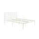 Dallas Metal Bed Frame Double Size White - Double