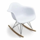 Eames Replica RAR Rocker Rocking Chair - White
