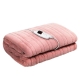 Bedding Heated Electric Throw Rug Fleece Sunggle Blanket Washable Pink