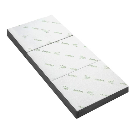 Bedding Folding Foam Portable Mattress Single Bamboo Fabric