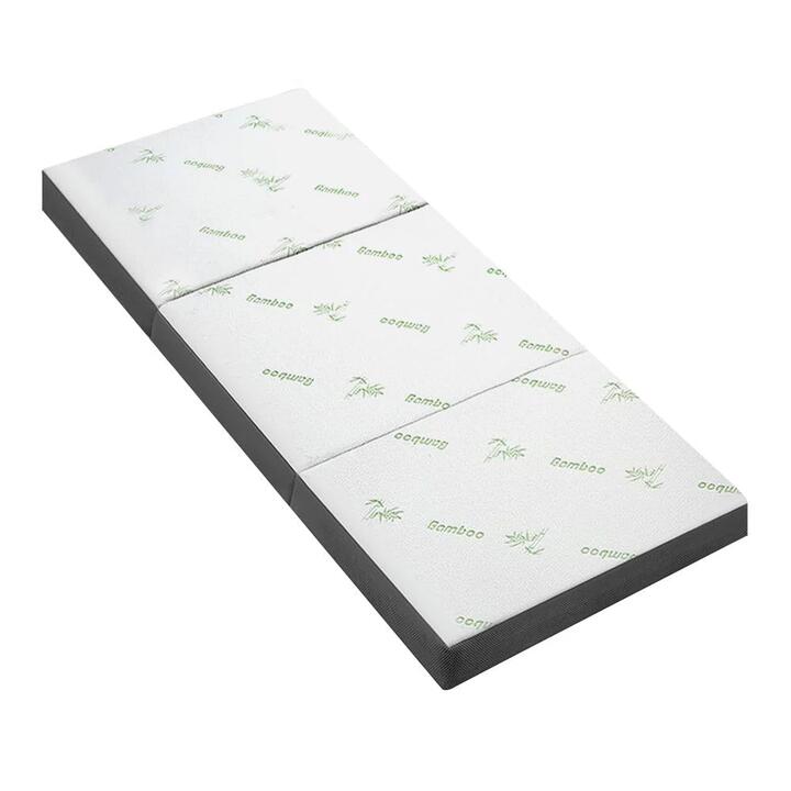 Bedding Folding Foam Portable Mattress Single Bamboo Fabric