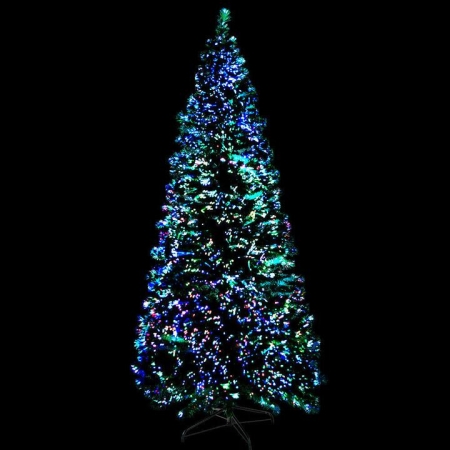 Christmas Tree 1.8M 6FT LED Xmas Fibre Optic Multi Warm White