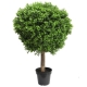 Glamorous Fusion Boxwood Ball Artificial Fake Plant Decorative 95cm In Pot - Green