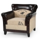 Charleston Polo Vintage Rustic ArmChair Relaxing Accent Lounge Chair