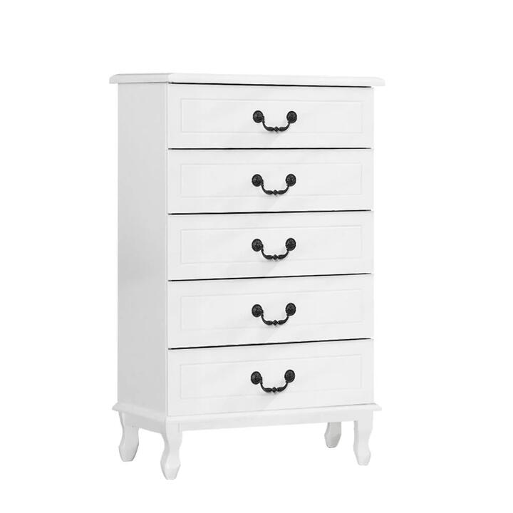 Chest of Drawers Tallboy Dresser Table Bedside Storage Cabinet Bedroom