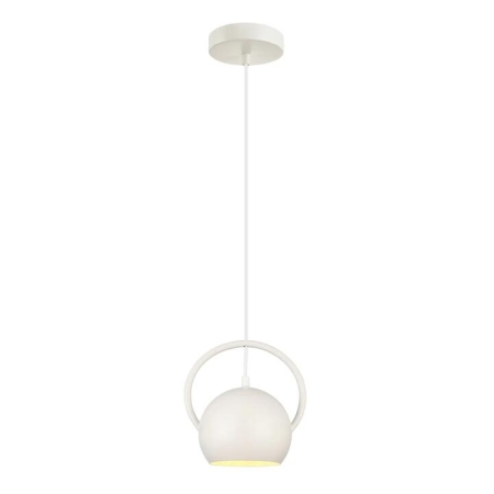 Brie Classic Pendant Lamp Light Interior ES Matte White Dome