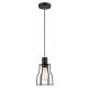 BLACKBAND Pendant Lamp Light Interior ES Black Wire Beer Glass (Angled Cage) OD156mm