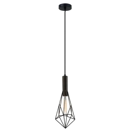 BLACKBAND Pendant Lamp Light Interior ES Black Small Diamond Cage OD175mm