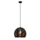 BOTANICA Pendant Lamp Light Interior ES Black Embossed Dome OD300mm