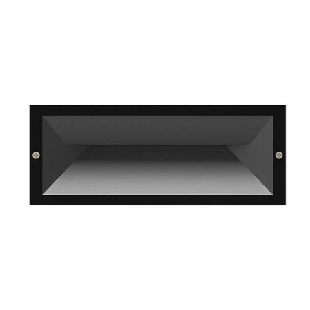 BRICK Wall Light Recessed 13W Rectangular Brick Light Dark Grey 3000K IP65 279LM